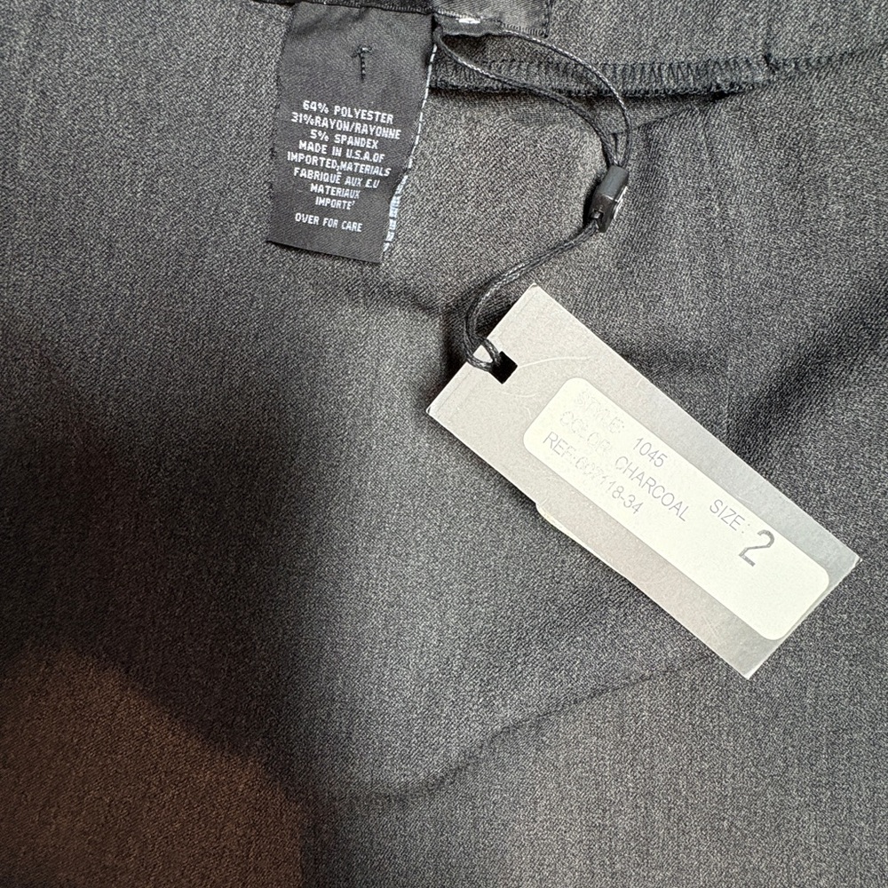 Charcoal Gray Pants - Size 2